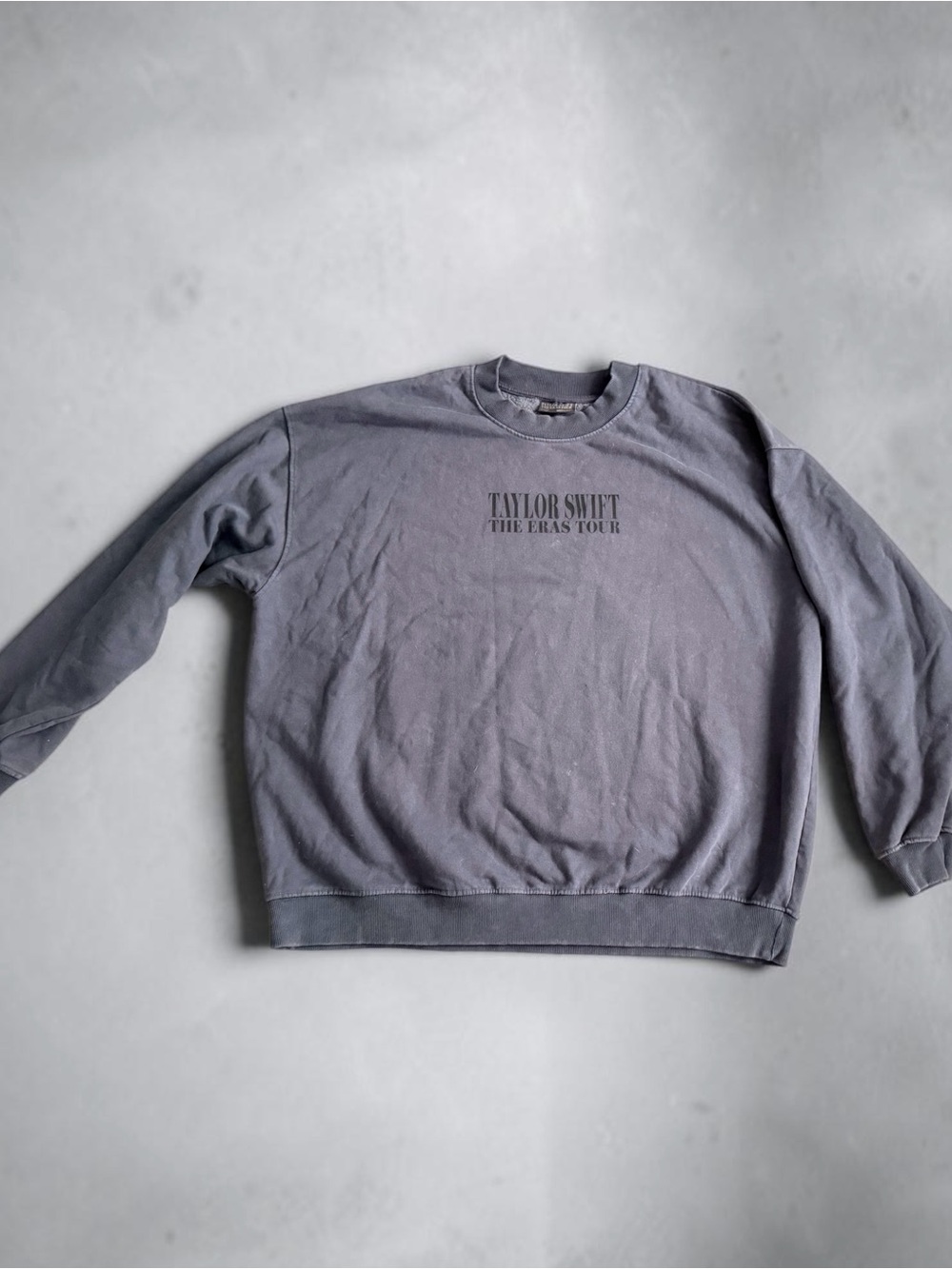 Taylor Swift Gray 'The Eras Tour' Crewneck Sweatshirt